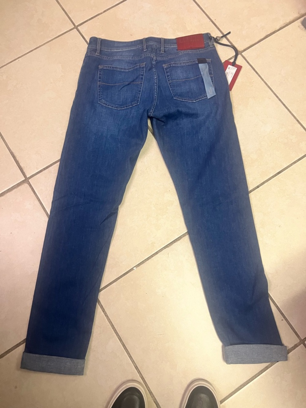 Tramarossa Blue Cotton Michelangelo Denim Tencel Men Size 33